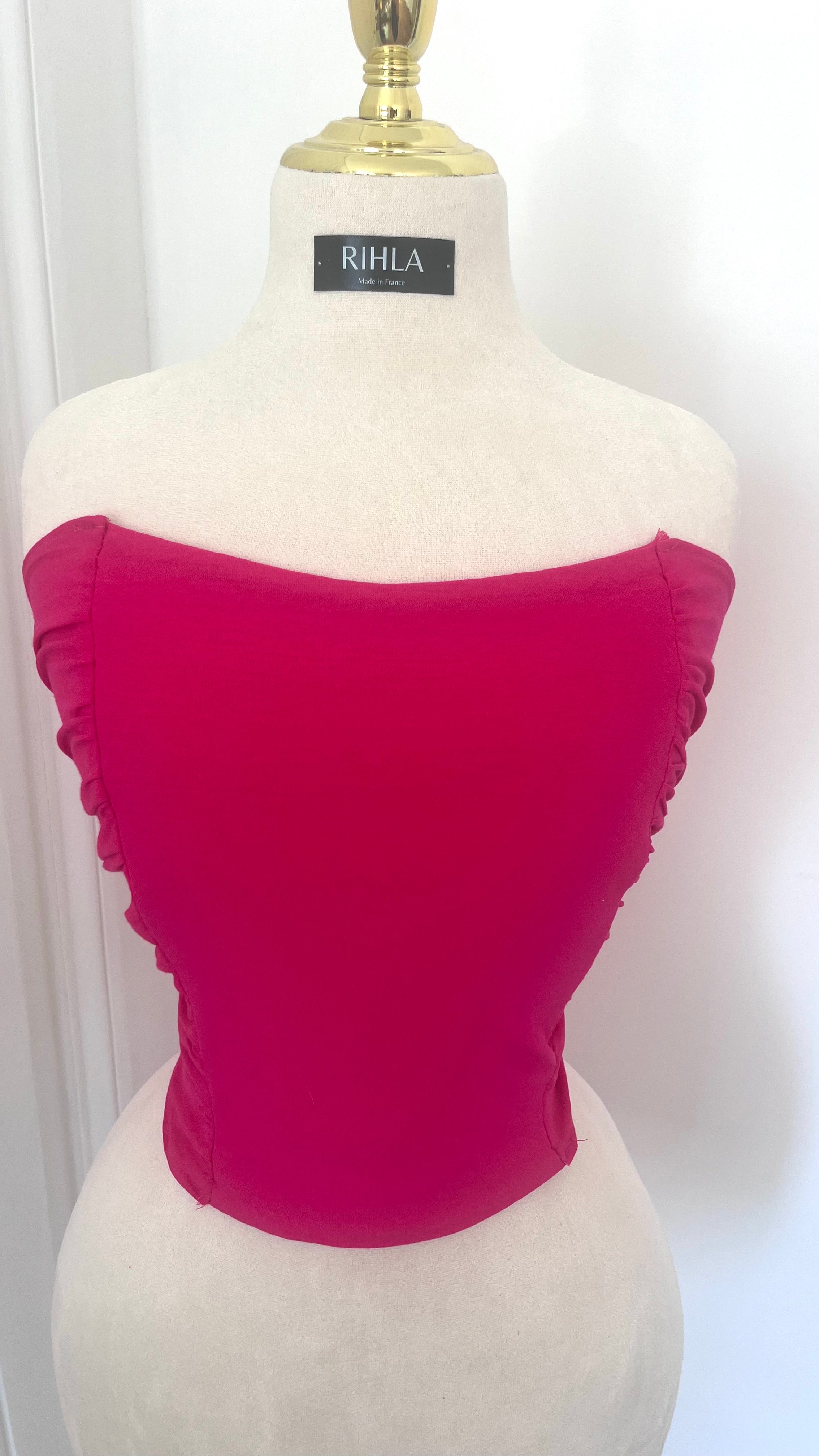 Bustier BLOOM – Jersey coloré à nouer