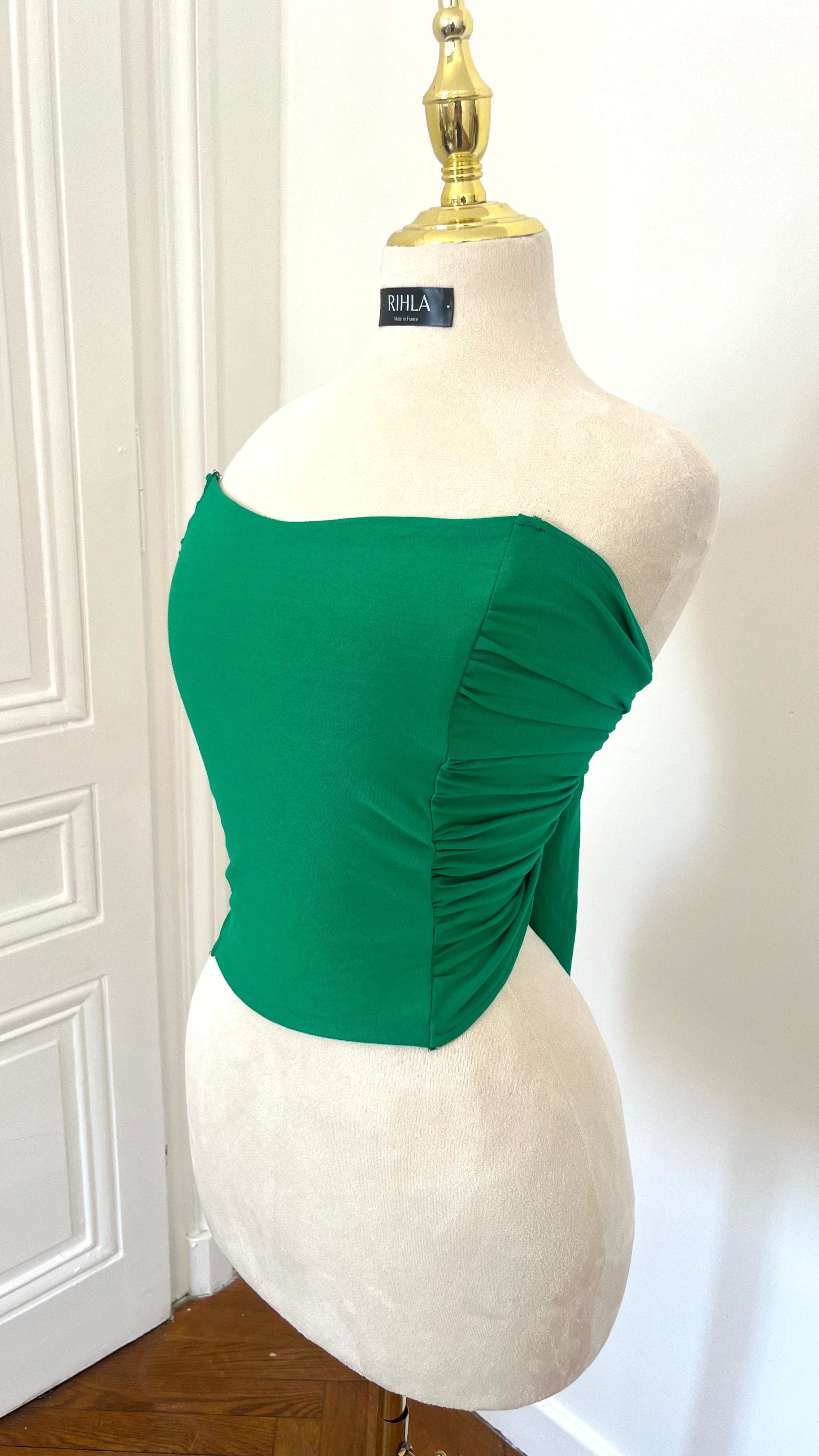 Bustier BLOOM – Jersey coloré à nouer