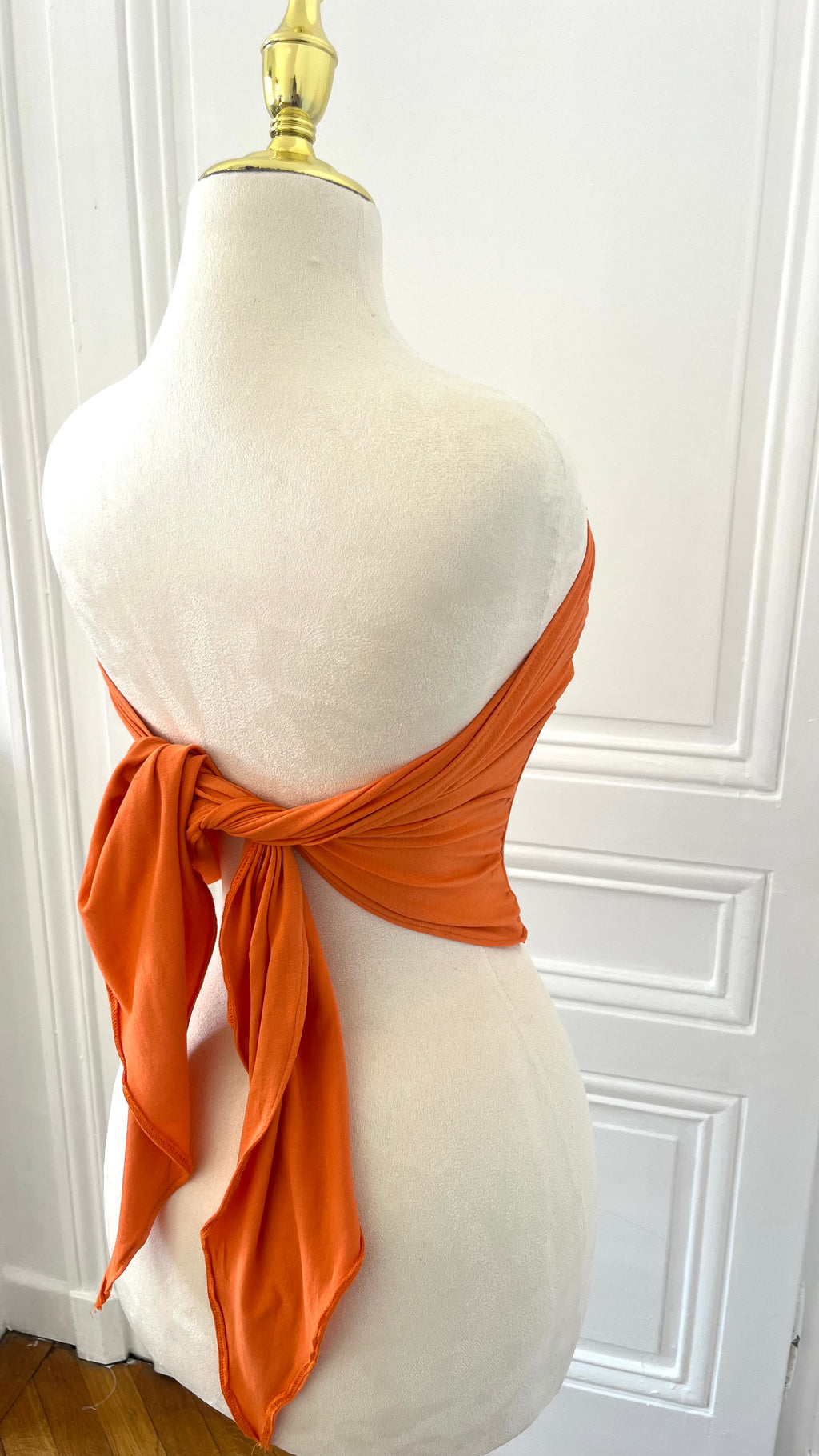 Bustier BLOOM – Jersey coloré à nouer
