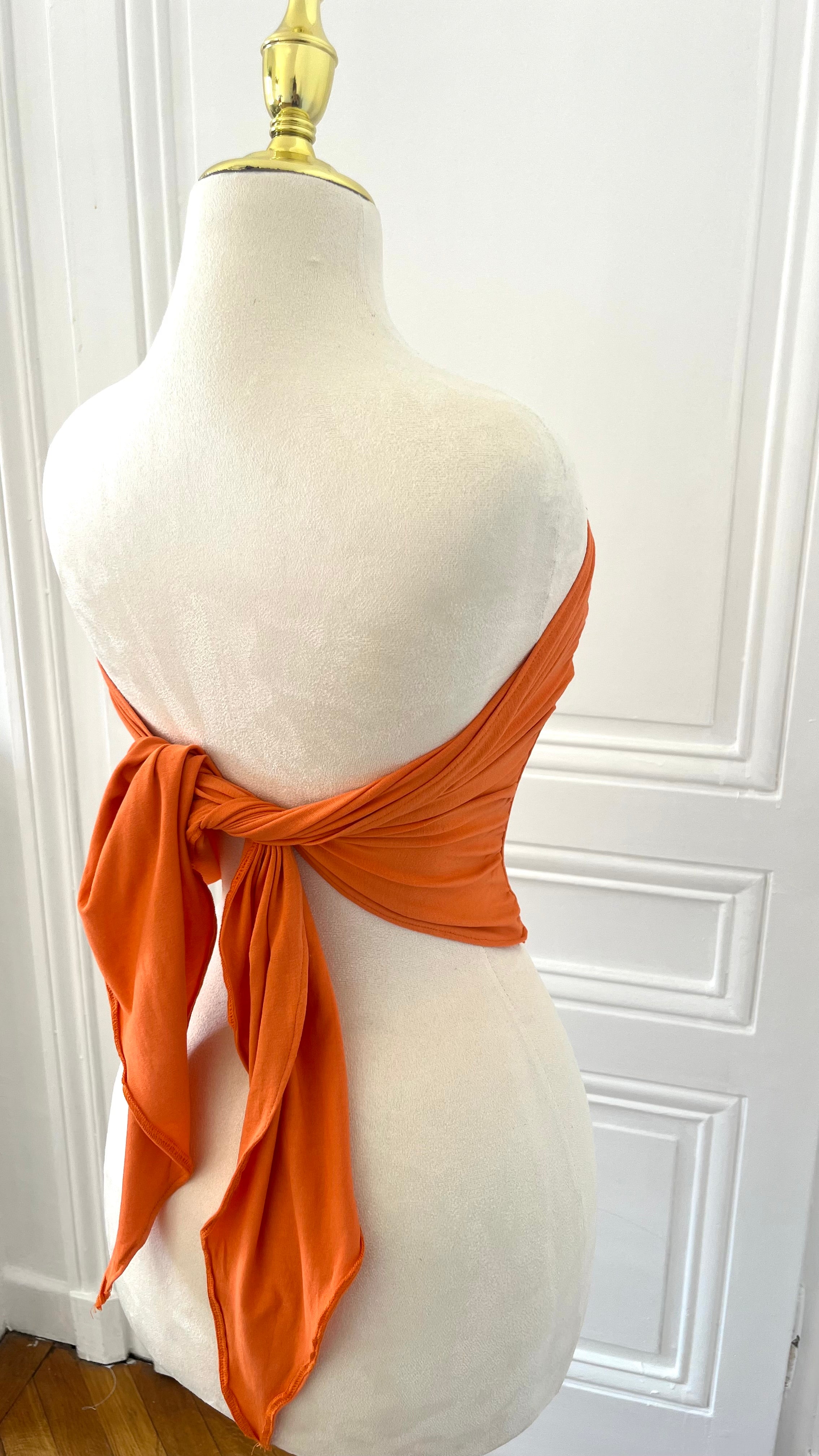 Bustier BLOOM – Jersey coloré à nouer