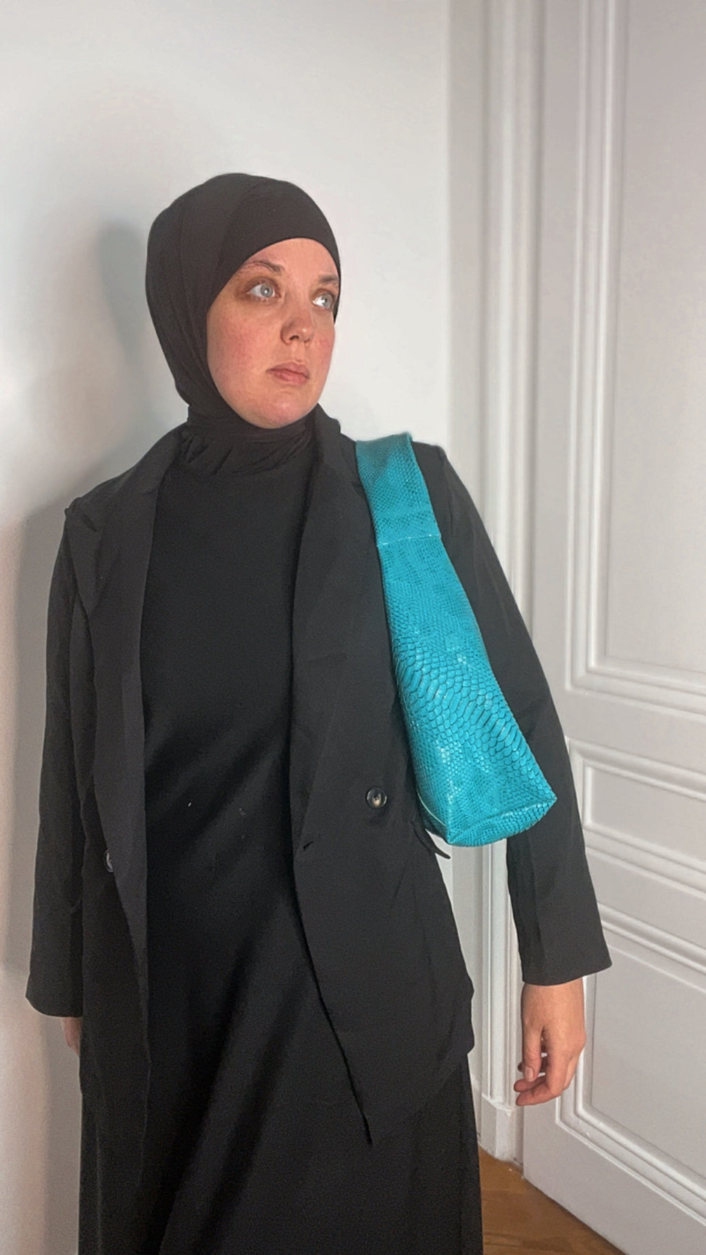 Sac à main Azul – Faux cuir bleu turquoise