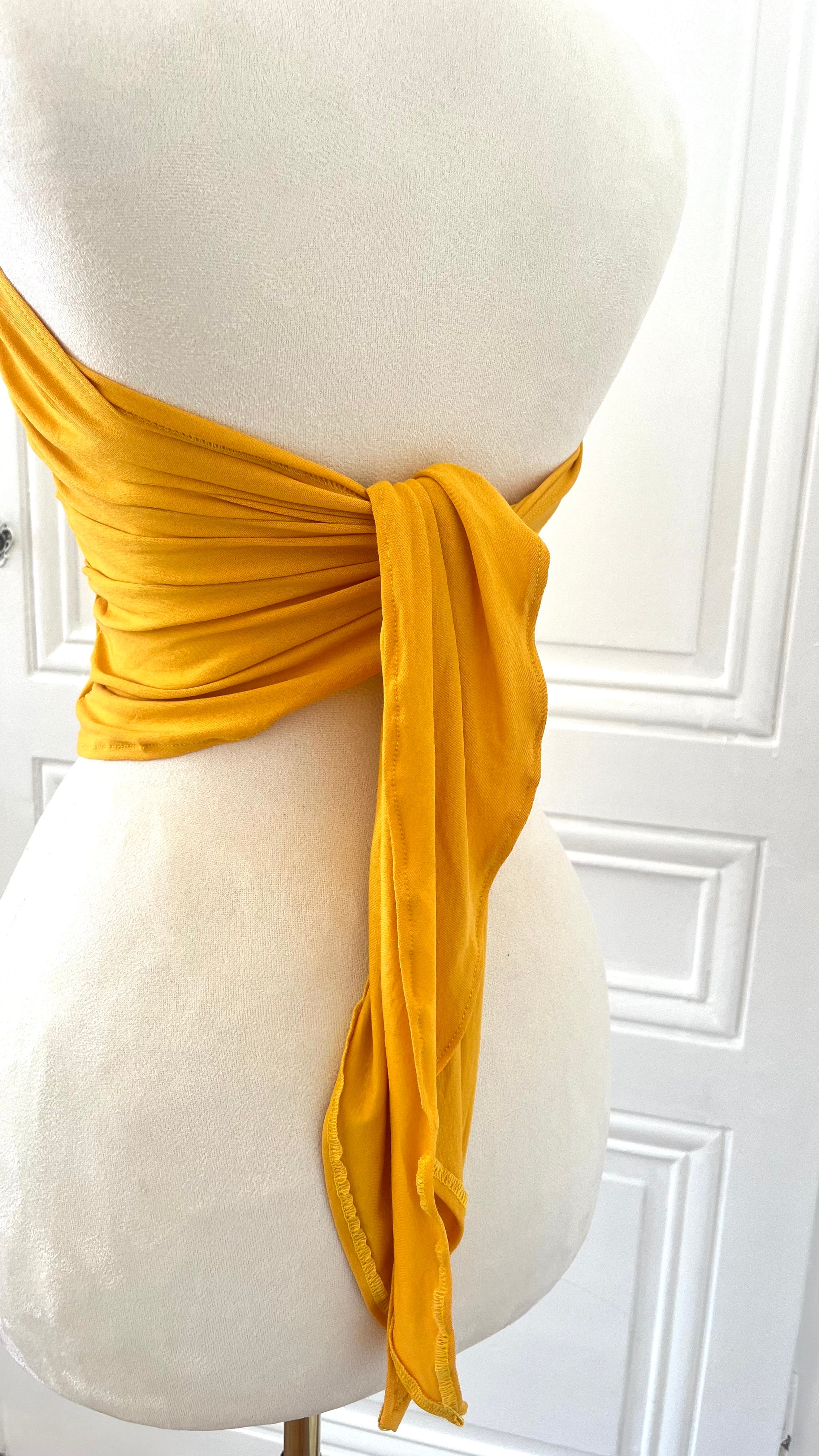 Bustier BLOOM – Jersey coloré à nouer