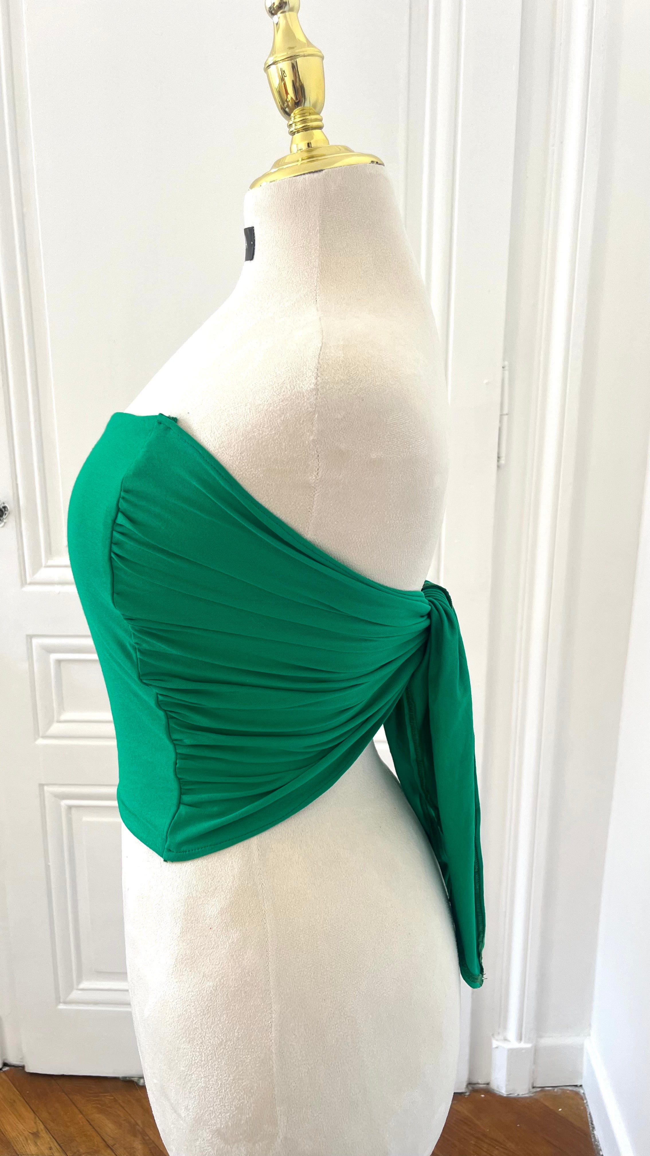 Bustier BLOOM – Jersey coloré à nouer