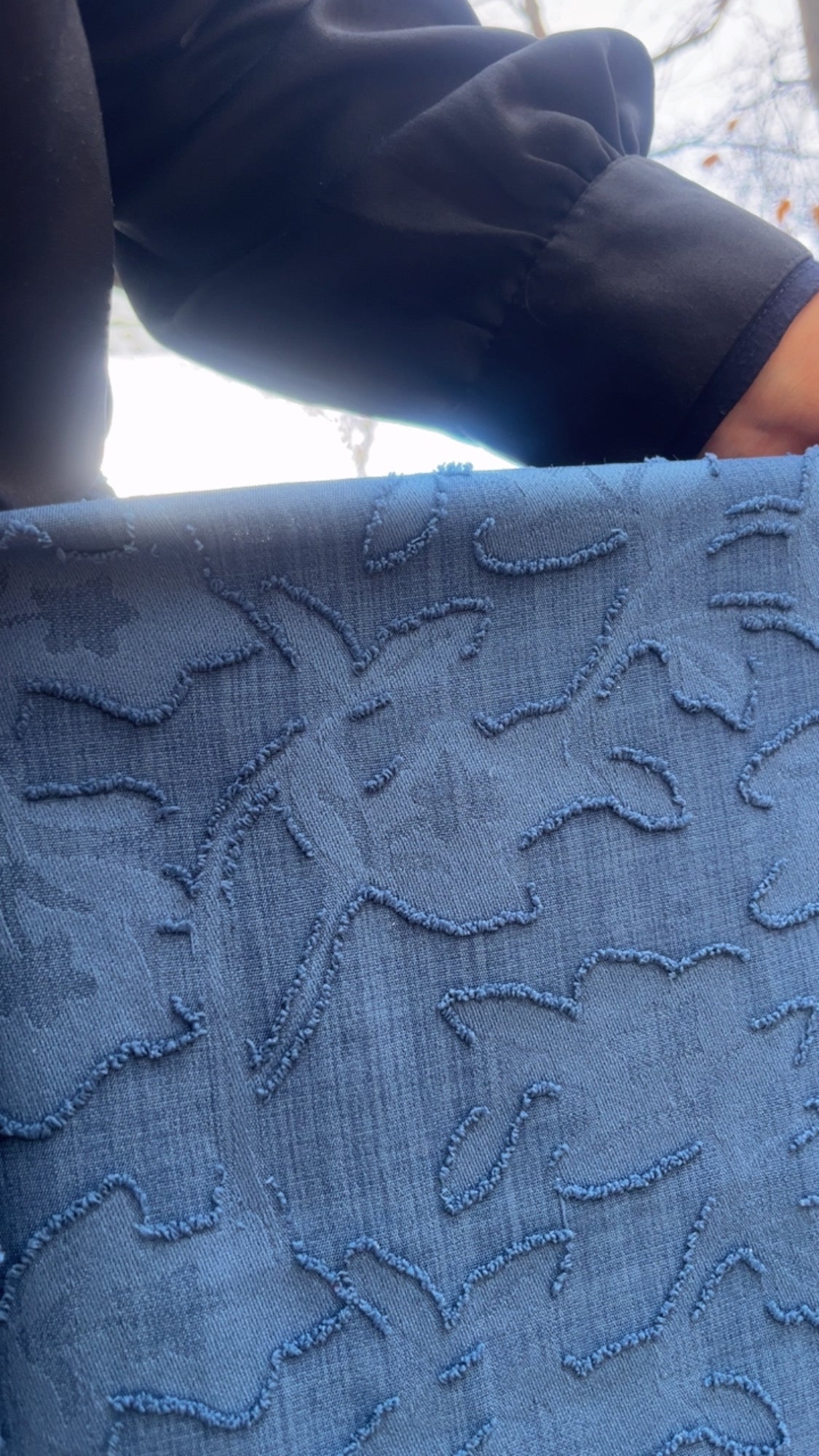 Jupe Ondine -  Jupe à liens ajustable en Microfibre Jacquard - Made in France