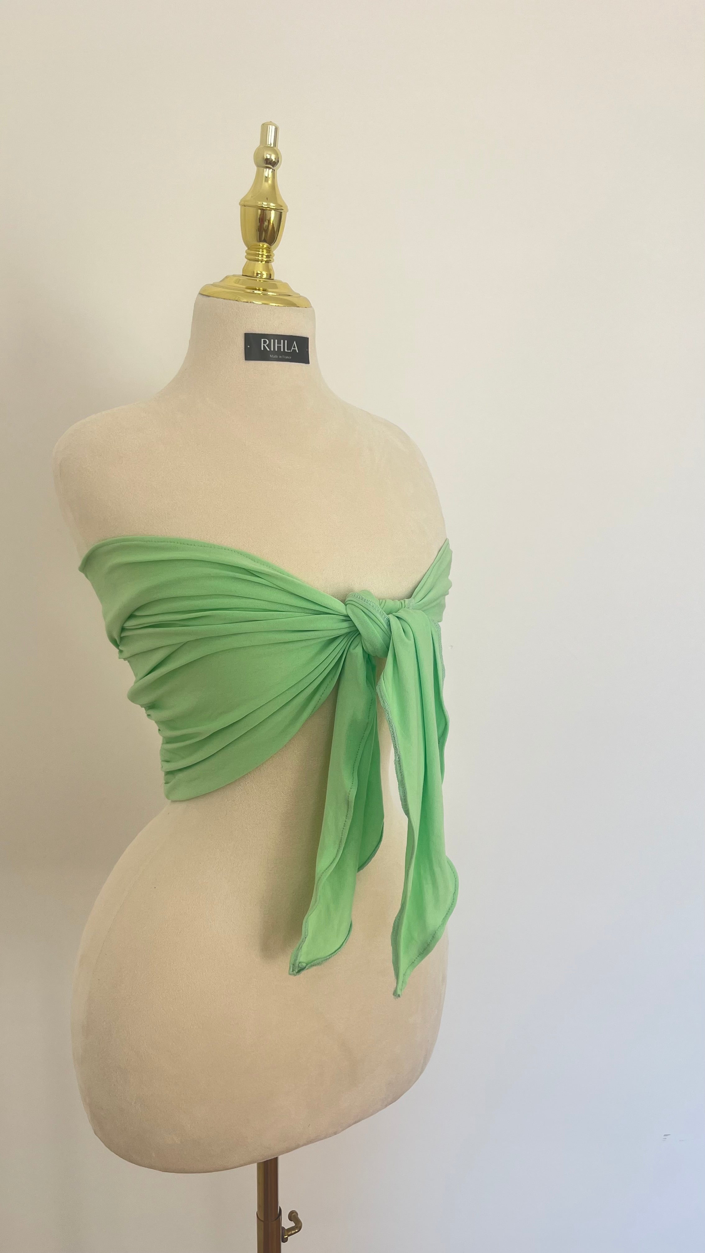 Bustier BLOOM – Jersey coloré à nouer