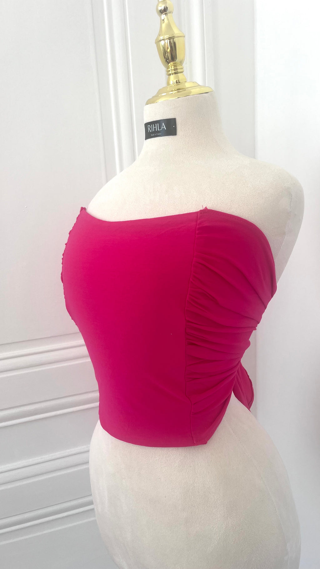 Bustier BLOOM – Jersey coloré à nouer