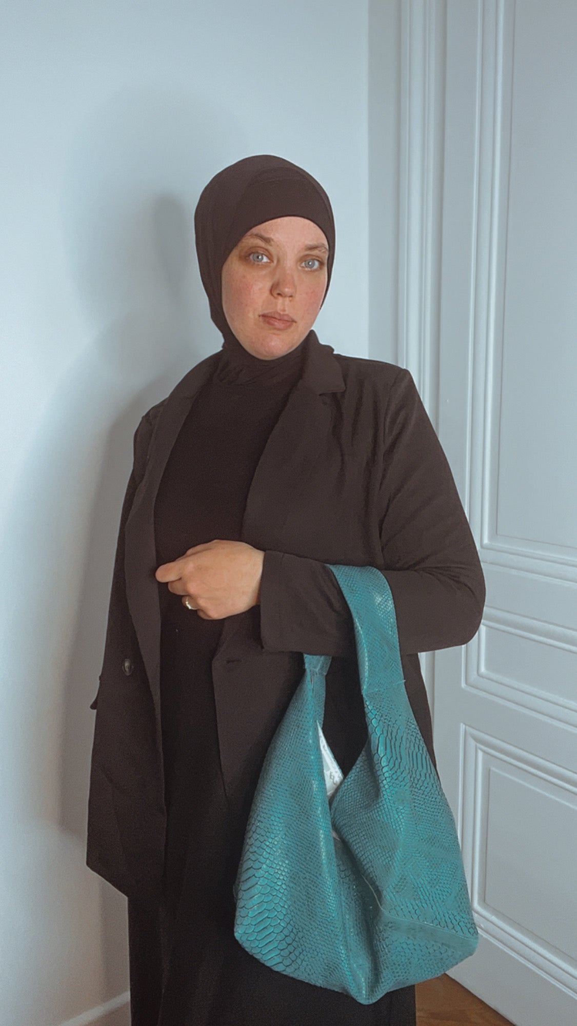 Sac à main Azul – Faux cuir bleu turquoise