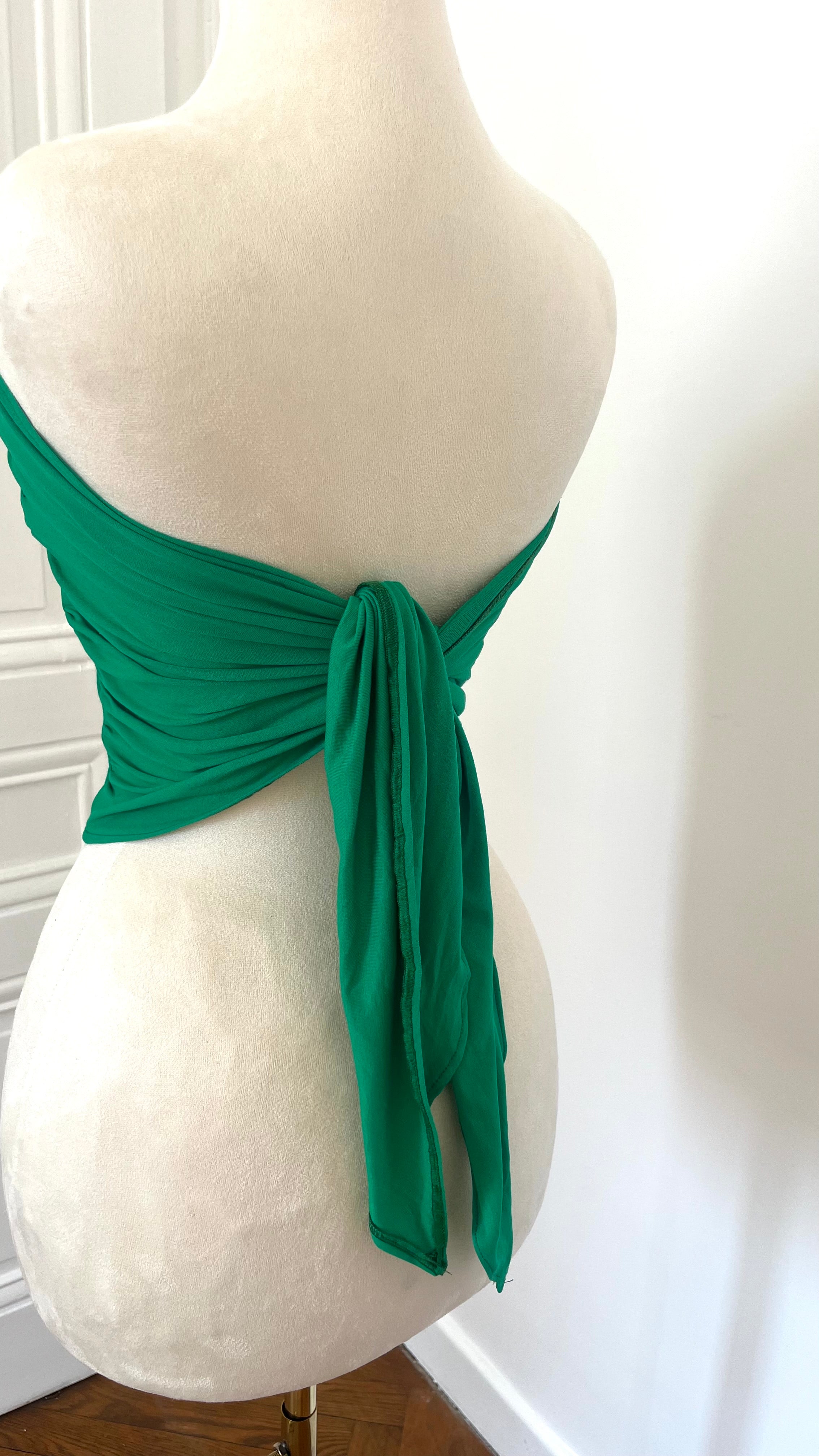 Bustier BLOOM – Jersey coloré à nouer