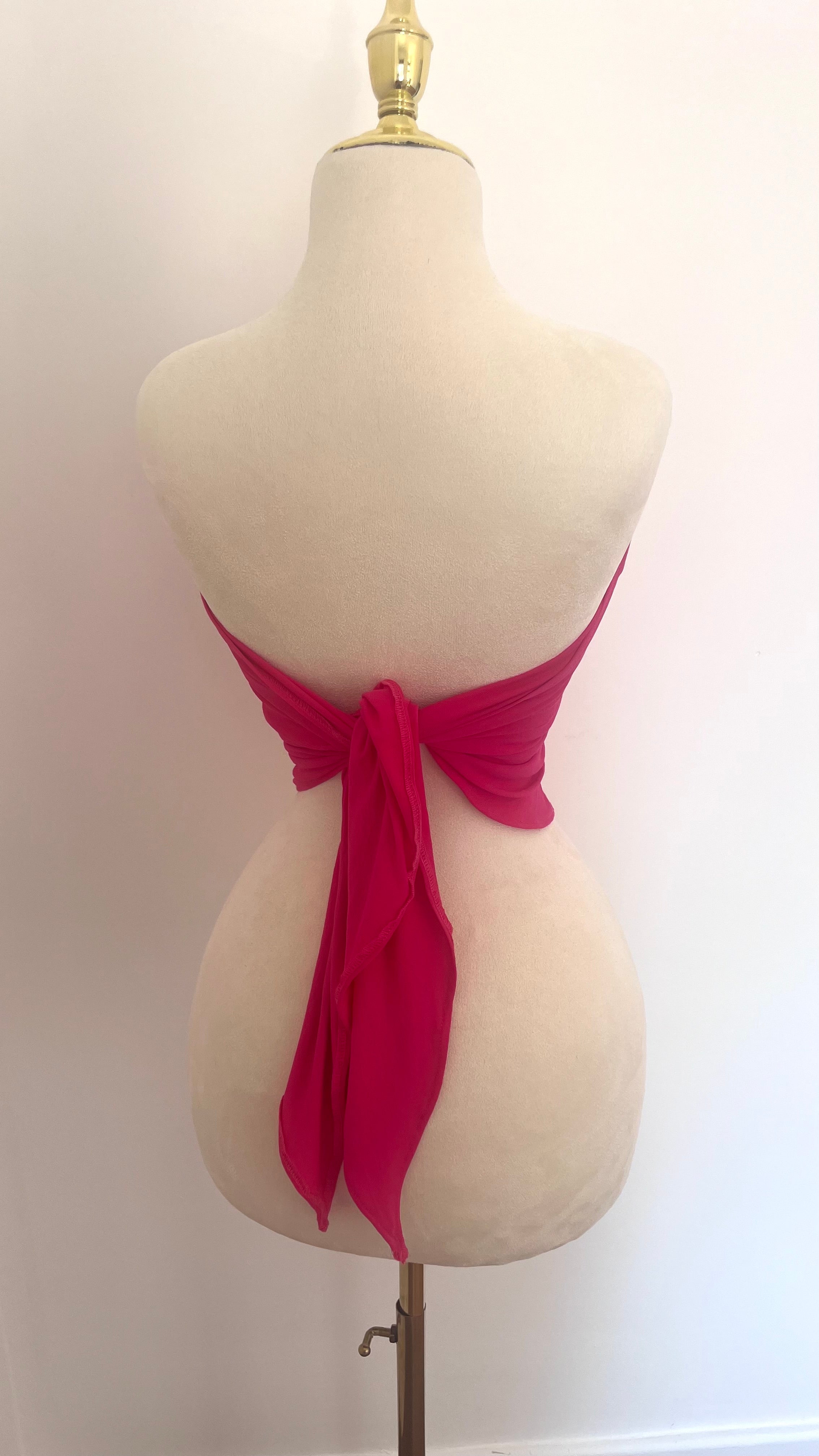 Bustier BLOOM – Jersey coloré à nouer