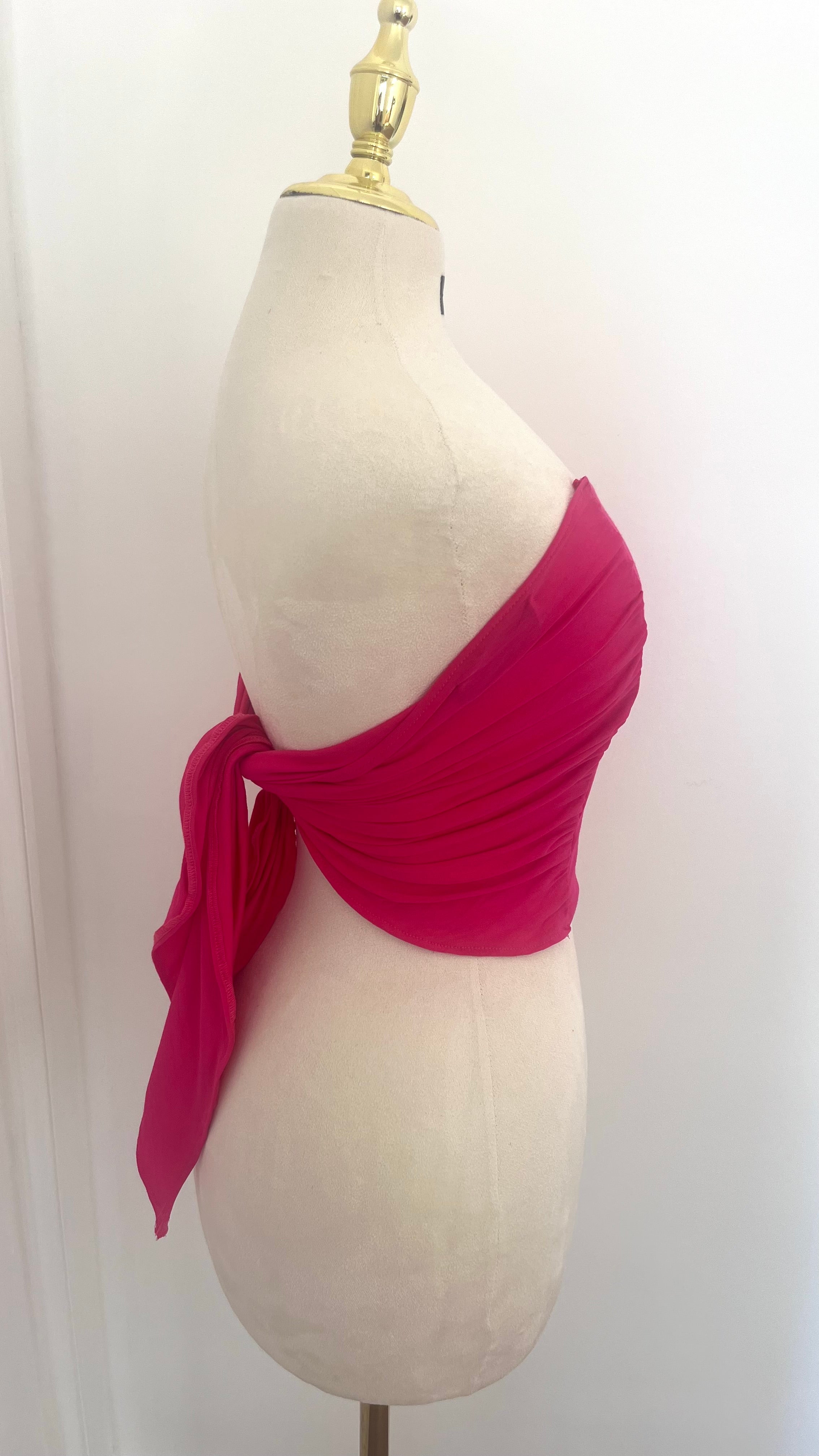 Bustier BLOOM – Jersey coloré à nouer
