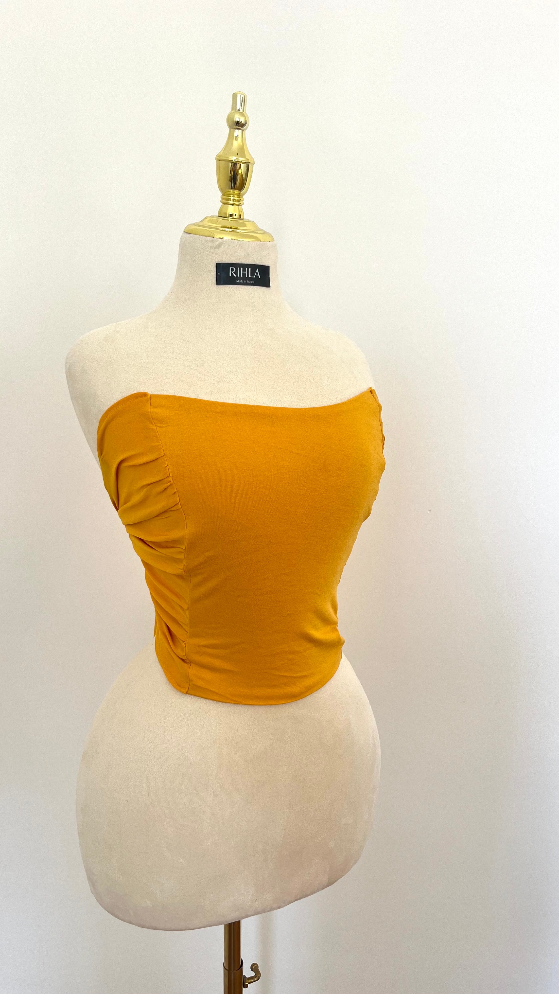 Bustier BLOOM – Jersey coloré à nouer