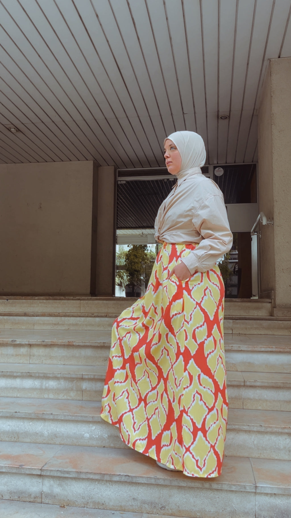 Jupe longue Luzia - Fabriquée en France sur mesure