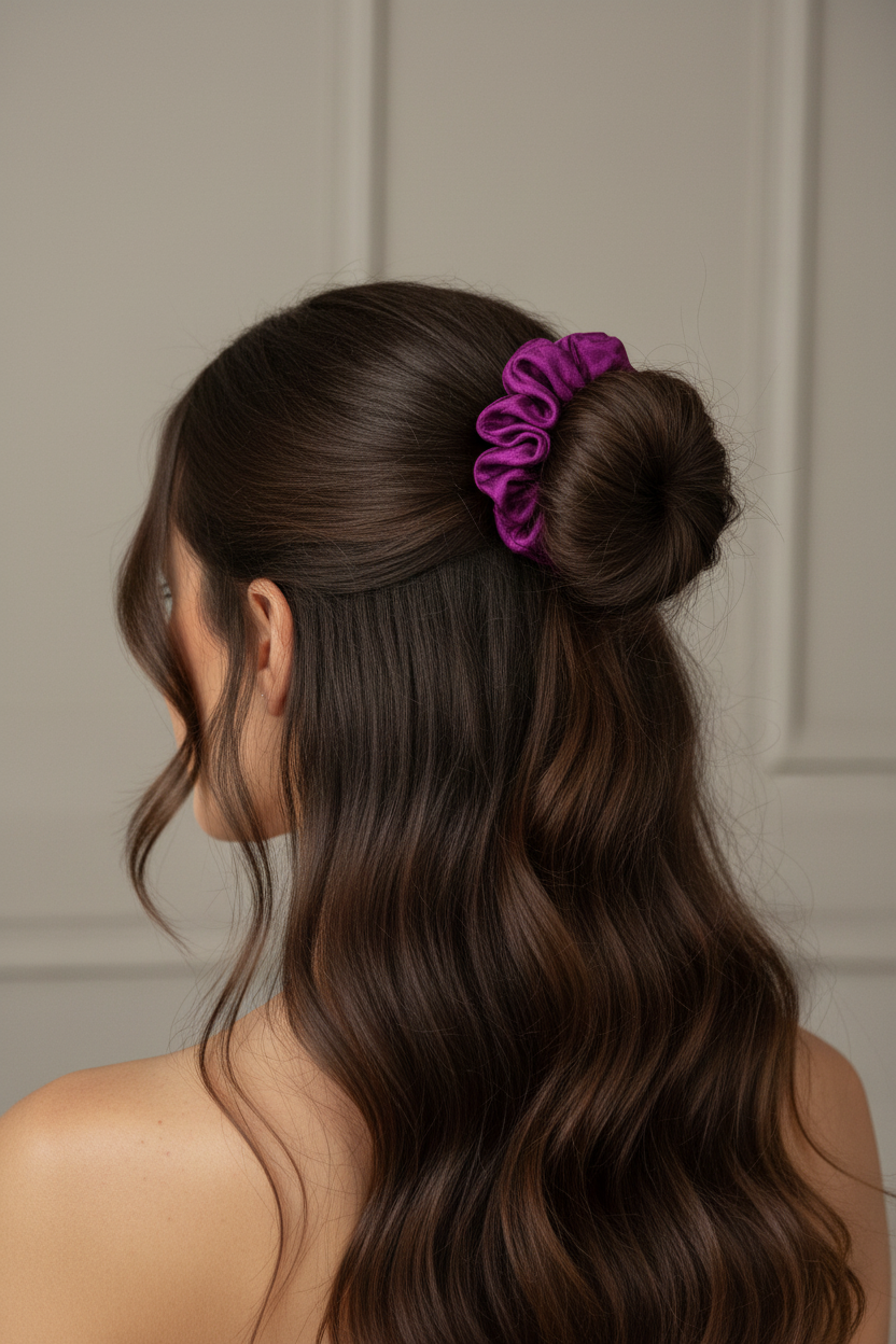 Chouchou cheveux en tissu – Maintien confortable sans casser